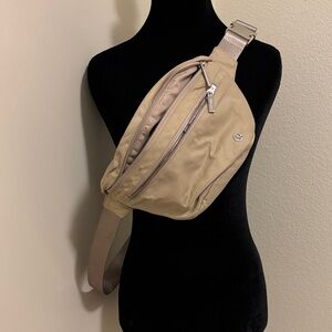 Lululemon crossbody Tan Belt Bag